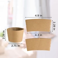 حزام ورقي للأكواب الورقية قابل للطباعة