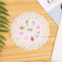 ورق دانتيل دائري مقاسات صغيرة