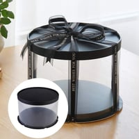 علب كيك دائرية مرتفعة