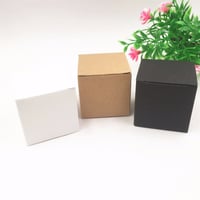 علب عطور ورقية بعدة الوان 5*5*5 سم