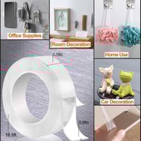 شريط لاصق وجهين انش الا ربع 0.75