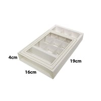 علب شوكولاتة وحلويات ورقية مقسمة (12 فتحة) بعدة أل...