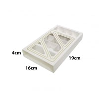 علب شوكولاتة وحلويات ورقية مقسمة (12 فتحة) بعدة أل...