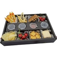 علب وجبات مقسمة 31*23*5 سم بعدة الوان