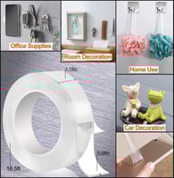 شريط لاصق وجهين انش الا ربع 0.75