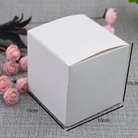 علب عطور ورقية بعدة الوان 10*10*10 سم