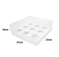 علب كب كيك شفافة