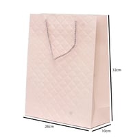 اكياس ورقية محفورة بعدة الوان 26*10*32سم