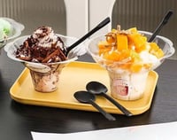 كاسات تقديم آيس كريم بلاستيك