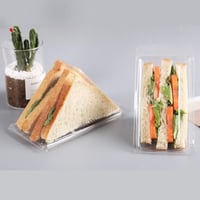 علب كلوب ساندوتش بلاستيك