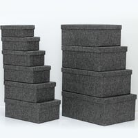 طقم علب هدايا خيش بعدة الوان