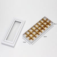 علب شوكولاتة مقسمة 24 قطعة