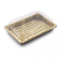 علب كيك بلاستيك سوشي مقاس 19*13*5 سم