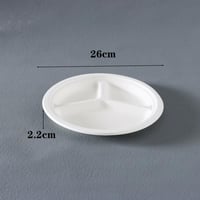 صحون قصب السكر للحلويات والوجبات