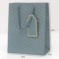 أكياس هدايا منقطة بألوان متعددة