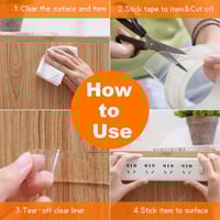 شريط لاصق وجهين انش الا ربع 0.75