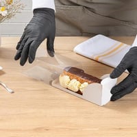 علب بلاستيك شفافة للحلويات والكيك رول