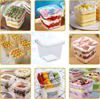 علب حلى بلاستيك