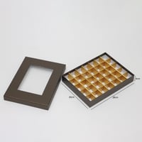 علب شوكولاتة مقسمة 35 قطعة