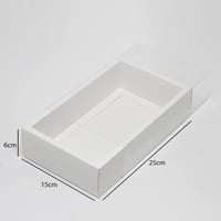 علب هدايا سحاب شفافة