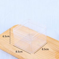 علب حلويات اكرليك مربعة