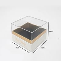 علب اكسسوارات اكريليك مربعه بعدة الوان