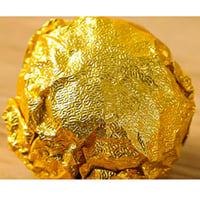 ورق تغليف شوكلاتة قصدير ذهبي وفضي بعدة مقاسات