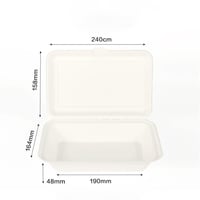 علب وجبات قصب السكر