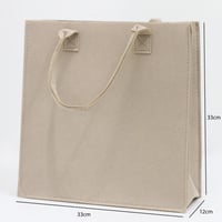 أكياس قماش مقوّى بمقبض علوي