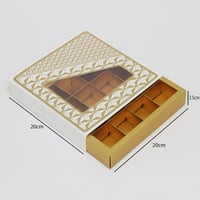 علب شوكولاتة مقسمة 16 قطعة