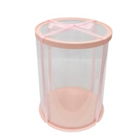 علب تورته شفافة دائرية