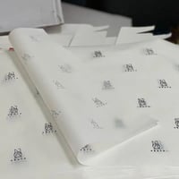 طباعة ورق تيشو حسب الطلب 100 حبة مع طباعة