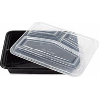 صحن ميكرويف مستطيل مقسم 3