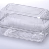 علب بلاستيك شفافه للساندوتش بغطاء مرتفع متصل