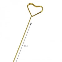 حامل كرت استيل بشكل قلب