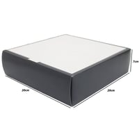 علب ورقية متعددة الاستخدمات 20*20*7 سم بعدة الوان