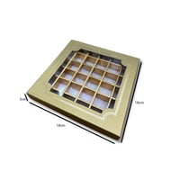 علب حلويات فاخره مقسم 36