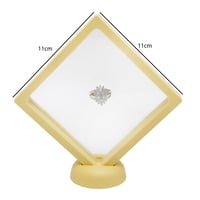 براويز حافظة شفافة 11*11 بقاعدة بعدة الوان