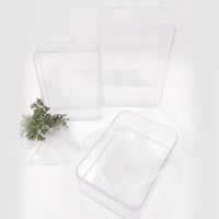 علب اكريلك بغطاء منفصل بالجملة