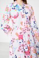 فستان "زهور الباستيل" الطويل