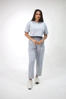 بدلة صيفية لون رمادي، صناعة تركية فاخرة -PERRY