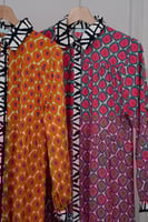 فستان قطن 100% بالون البنكي طويل 2025