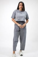 بدلة " رمادي غامق " صيفية، صناعة تركية فاخرة -PERR...