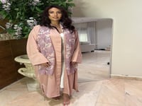 عباية زهرية كاجوال بطابع قفطان عصري قطعة لا غنى عن...