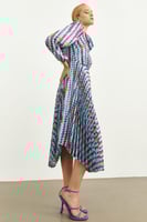 SETRE - فستان فخم - بتدرجات التركواز