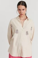 قميص مطرز كاجوال، صناعة تركية -"PERRY"