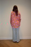 قميص "بوهو شيك" بالنقوش الشرقية