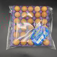 طبق بيض بني 30 حبة مقاس وسط