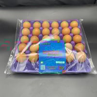 طبق بيض بني 30 حبة مقاس وسط