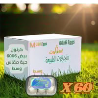 كرتون بيض 60X6 طبق